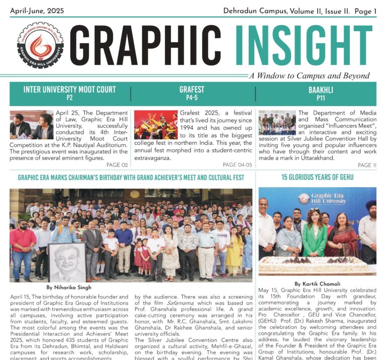 Department of MMC releases ‘Graphic Insight’ (April-June)